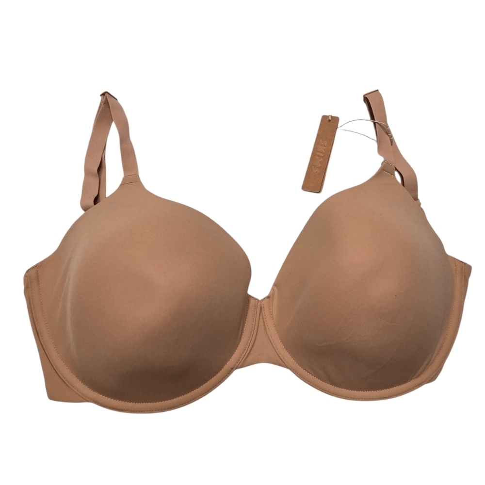 Skims Fits Everybody Tshirt Demi Bra Tan 34DDDD NWT